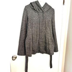 Wet Seal Jacket With Hidden Button Closure and Waist Tie Belt Women's SZ M